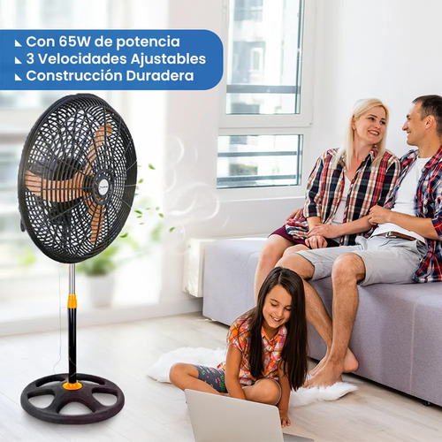 Ventilador De Piso Ventilador De 5 Aspas Ventilador Pedestal