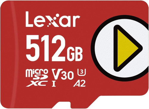 Memoria Micro Sd 512gb Lexar Play Tarjeta Uhs-i 4k Uhd