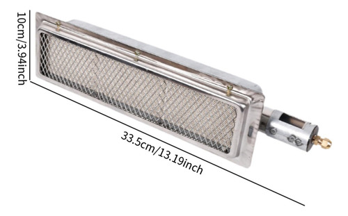 Quemador Infrarrojo De Barbacoa Quemador De Gas 33.5cmx10cm