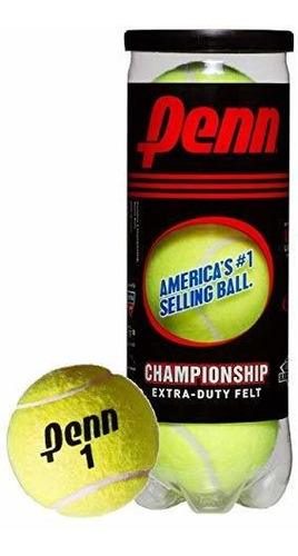 Pelotas De Tenis Penn Championship, De Fieltro Extra Resiste