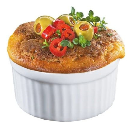 Küchenprofi Molde P/soufflé Ramekin Molde Cerámica P/horno