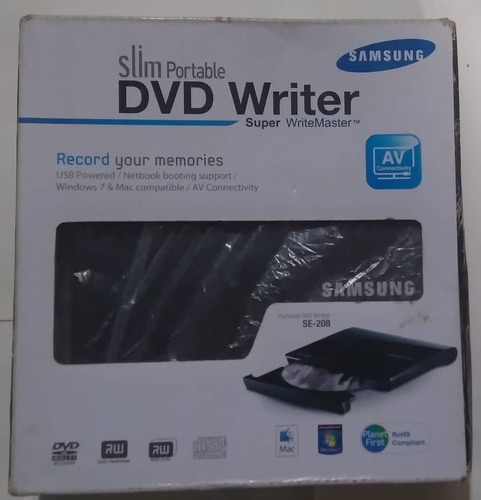 Quemadora Dvd Samsung Super Writer Master Portable Se-208