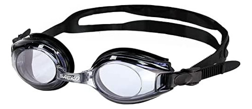 Gafas De Natación Sports World Vision Adulto Negro Uv Tint (