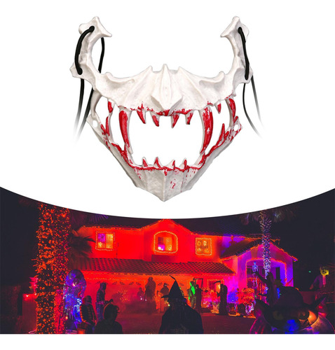 Máscara De Halloween, Máscara De Media Cara Práctica Para
