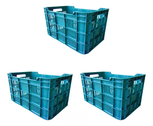 4 Cajas de Plastico 6.5 litros Transparente Tapa Azul Peyo Zeus