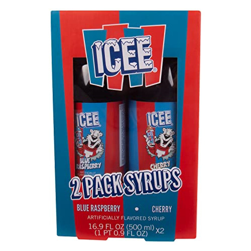 Pack De Siropes Para Granizados Icee, 2 Unidades