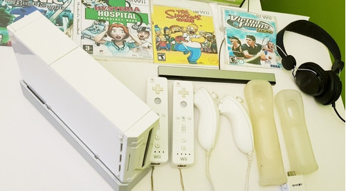 Nintendo Wii Rvl 001 Usa 4 Controles Excelente Estado Mercadolibre