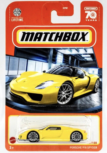 Porsche 918 Spyder Escala 1/64  Matchbox 