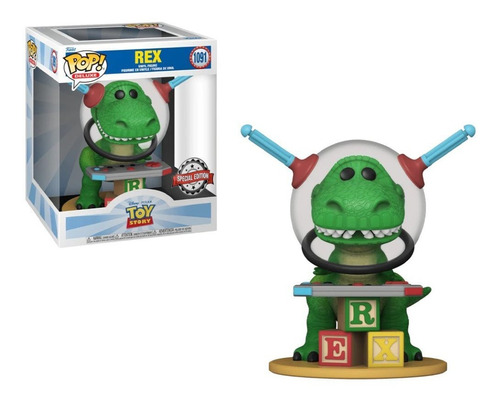 Funko Pop Deluxe Toy Story - Rex With Game Controller