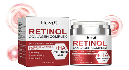 Crema De Día Y Noche Con Retinol, Crema Facial Hidratante Co