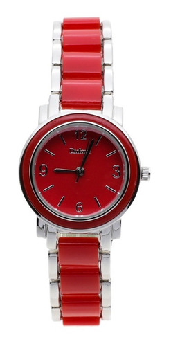 Reloj De Mujer - Metal Y Esmalte - Elegante Y Color - D13016