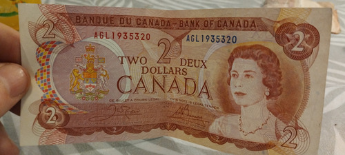 Billete De 2 Dolares De Canadá // Caba 