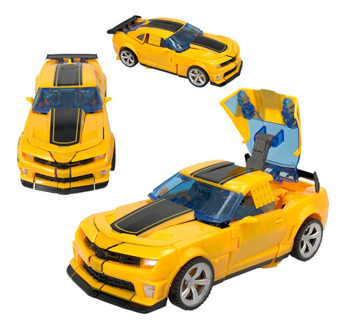 Brinquedo Robô Transformers Camaro Super Change Robot