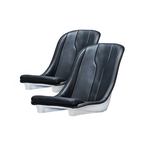 Butacas Collino Roadster Tapizadas En Cuero Baquet Cobra X 2