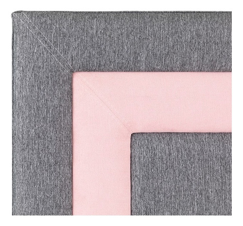 Cabecera King Size Dicasa Bora Gris Rosa Color Gris Claro