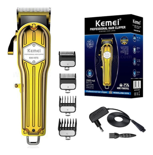 Maquina De Cortar Cabello Profesional Clipper 1976 Kemei 