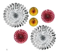 Comprar Juego  Decoraciones Colgantes , Fiestas, Abanico De Aluminio