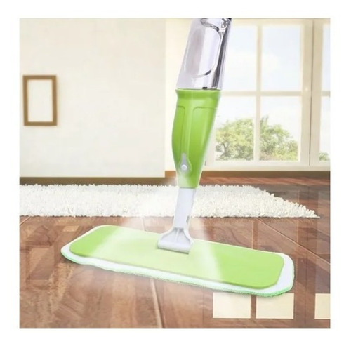 Imagen 2 de 4 de Trapeador Piso Spray Mopa Con Rociador 2 Paños Gira 360