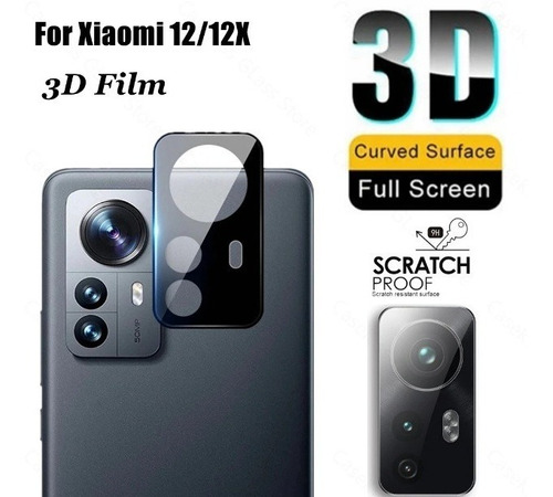 Protector Camara Trasera Xiaomi 12 / 12x Vidrio Templado 3d