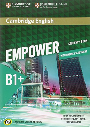 Libro Cambridge English Empower For Spanish Speakers B1+ De