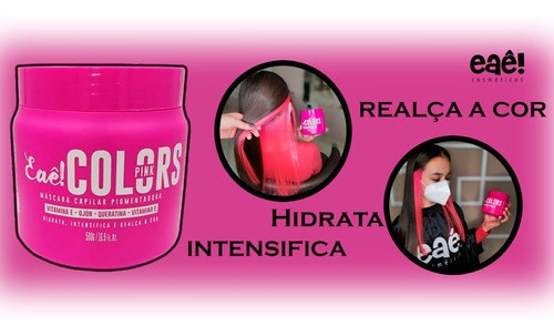 Matizador y Tonalizante Rosa Pink 500gr Profesional Tono rosa pink