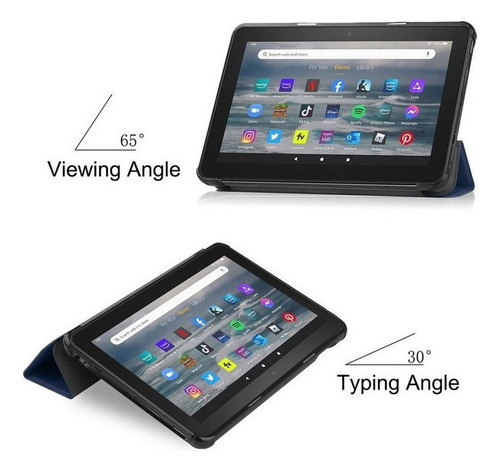 Hefu Funda Tableta For Amazon Kindle Fire 7 (2022 Releas)
