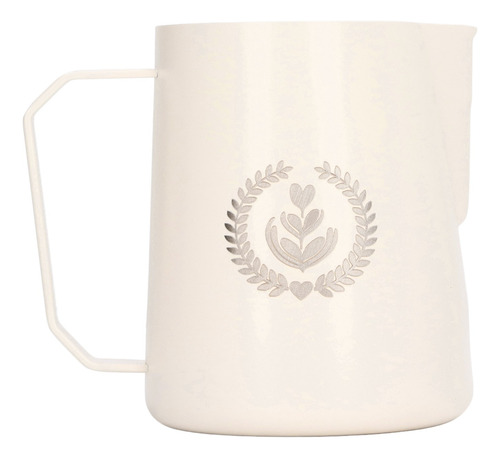 Jarra Espumadora De Leche Blanca, Jarra Espumadora De Acero