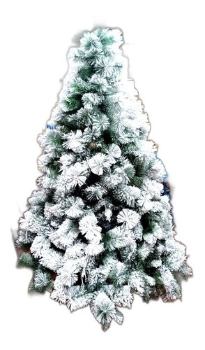 Arbol De Navidad Tipo Nevado Frondoso De 1,80 De Alto