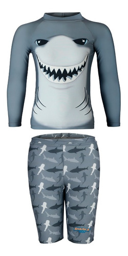 Traje De Baño Niño Mermaids123 Sharkie Deluxe 