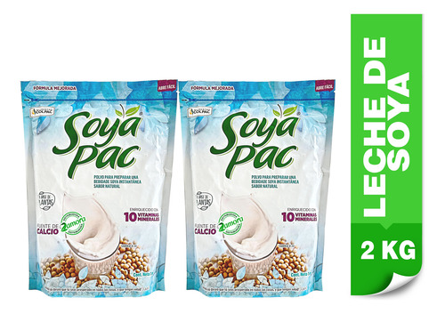 Leche O Bebida De Soya En Polvo Soyapac 2kg