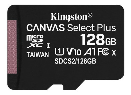 Kit De 2 Micro Sd Kingston Clase 10 Sdcs2/128gb Canvas