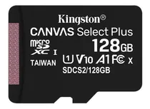 Comprar Tarjeta de memoria Kingston Canvas SDCS2\u002F128GB Canvas Select con adaptador SD 128GB