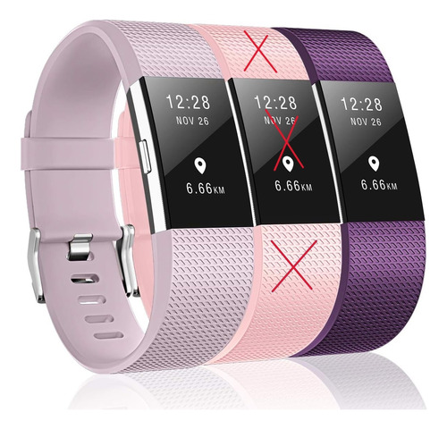 Correas De Repuesto Para Smartwatch Fitbit Charge 2, 2piezas