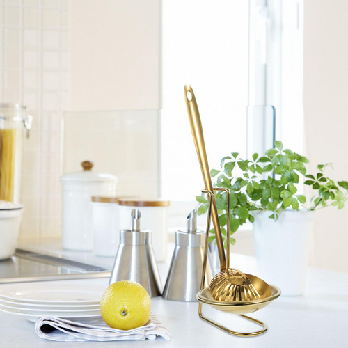 Cuchara De Cocina Con Reposacucharas De Acero Inoxidable