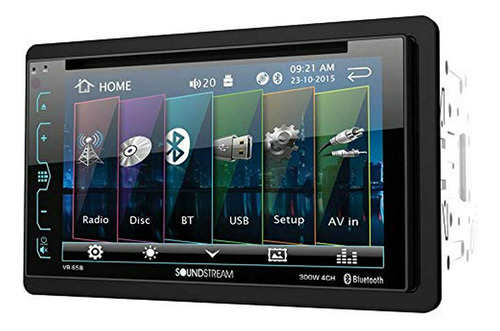 Soundstream Vr-65b Estéreo Para Auto Con Tablero De Dvd - Cd