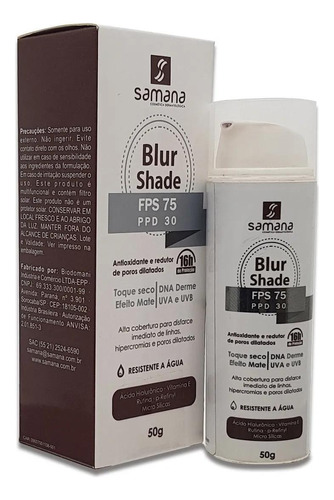 Blur Shade Natural Fps 75 Ppd 30 - 50g - Samana