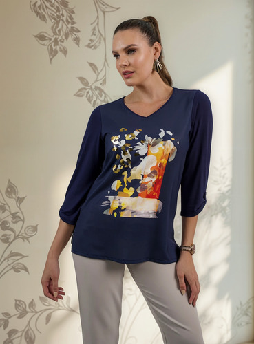 Polera Mujer Give Estampada