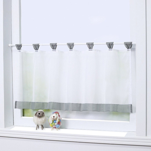 Juego De 2 Personalizar Cortina De Ventana Cocina Nivel,d