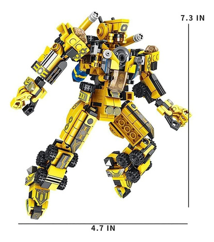 Enhana 25 En 1 Bloques De Construcción Robot De Ingeniería A