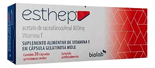 Esthep Caixa 30 Cápsulas - Suplemento Alimentar Biolab