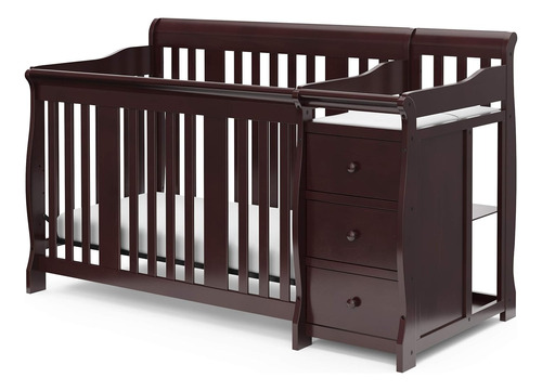 Cuna Convertible 5 En 1 Storkcraft Portofino Crib Changer