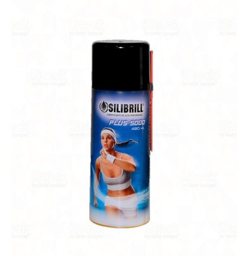  Lubrificante Spray Silicone Para Esteiras Silibrill 480ml