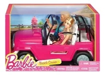 Comprar Barbie Jeep Auto De Playa Con Barbie 2 Muñecas Original 100%