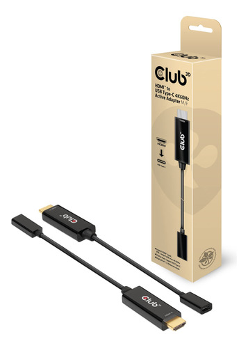 Club 3d 4k 60hz Hdmi A Usb Tipo C Adaptador Hdmi 2.0 (macho.