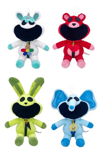 4x Juego De Muñecas De Peluche 2024new Smiling Critters C