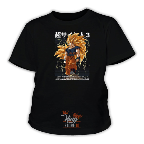 Polera De Niño, Goku Super Saiyajin 3, Anime, Dragon Ball