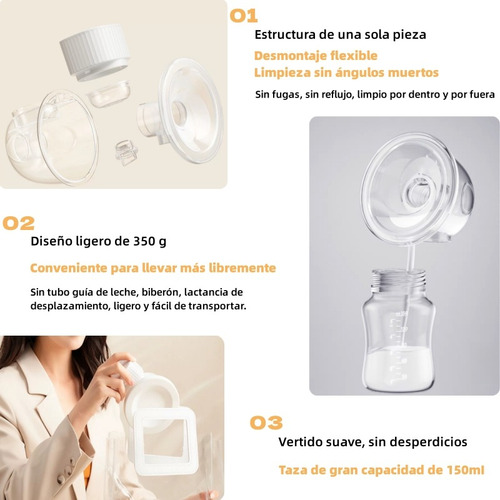 Extractor De Leche Eléctrico Portátil Portátil E Invisible