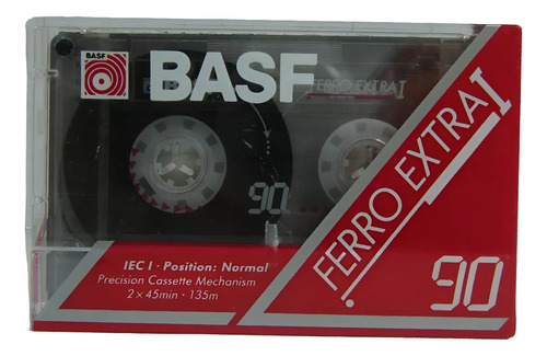 Cassette Basf Ferro Extra 90 Tape Virgen Sellado Variedades