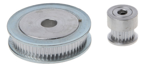 Polea De 200 Mm Con Correa Dentada Gt2, 20 Dientes Y 60 En T