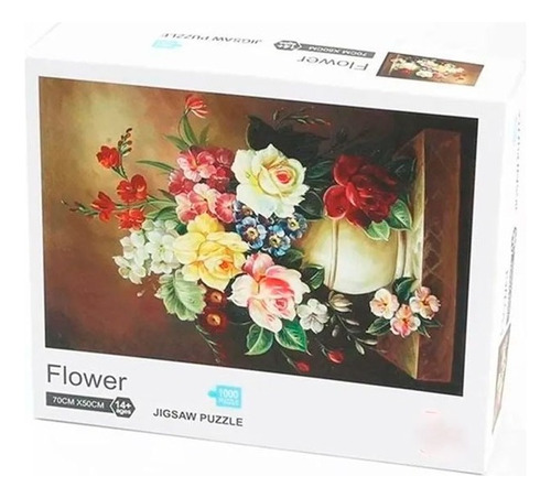 Puzzle Funny Land 1000 Piezas Flores Florero Flower Ft316